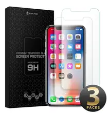 Защитное стекло для iPhone 11 Supcase 3D Full Cover 3pcs Black (Черный)