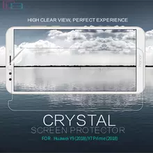 Защитная пленка для Huawei Y7 Prime 2018 Nillkin Anti-Fingerprint Film Crystal Clear (Прозрачный)