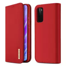 Чехол книжка для Samsung Galaxy S20 Dux Ducis Wish Red (Красный)