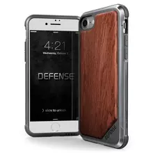 Чехол бампер для iPhone 7 Plus X-Doria Defense Lux Rosewood (Розовое Дерево)
