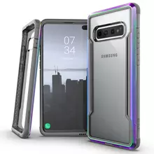 Чехол бампер для Samsung Galaxy S10 X-Doria Defense Shield Iridescent (Радужный)