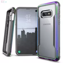 Чехол бампер для Samsung Galaxy S10e X-Doria Defense Shield Iridescent (Радужный)