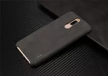 Чехол бампер для Huawei Mate 10 Lite X-Level Leather Bumper Black (Черный)
