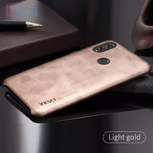 Чехол бампер для Huawei Honor 8X X-Level Leather Bumper Gold (Золотой)