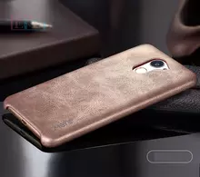Чехол бампер для Huawei P Smart X-Level Leather Bumper Gold (Золотой)