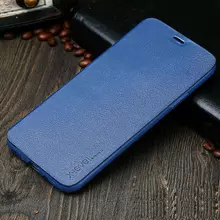 Чехол книжка для Motorola Moto G Stylus X-Level Leather Book Blue (Синий)