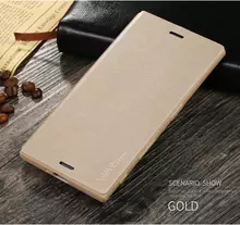 Чехол книжка для Samsung Galaxy A20 X-Level Leather Book Gold (Золотой)