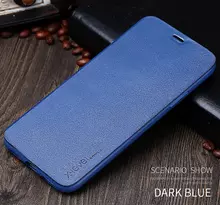 Чехол книжка для Huawei Mate 20 X-Level Leather Book Blue (Синий)