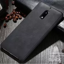 Чехол бампер для Nokia 2.3 X-Level Leather Bumper Black (Черный)