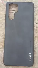 Чехол бампер для Huawei P30 Pro X-Level Leather Bumper Black (Черный)