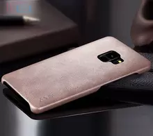 Чехол бампер для Samsung Galaxy J4 Plus X-Level Leather Bumper Gold (Золотой)