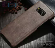 Чехол бампер для Samsung Galaxy S8 Plus G955F X-Level Leather Bumper Coffee (Кофейный)