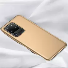 Чехол бампер для Samsung Galaxy S20 Ultra X-level Matte Gold (Золотой)