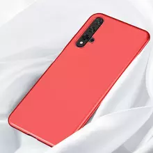 Чехол бампер для Huawei Honor 20 Lite X-level Matte Red (Красный)
