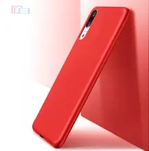 Чехол бампер для Huawei P20 Pro X-level Matte Red (Красный)