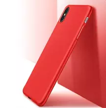 Чехол бампер для iPhone Xs Max X-level Matte Red (Красный)