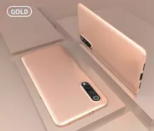 Чехол бампер для Xiaomi Mi9 X-level Matte Gold (Золотой)