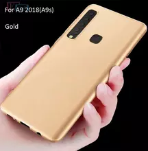 Чехол бампер для Samsung Galaxy A9 2018 X-level Matte Gold (Золотой)