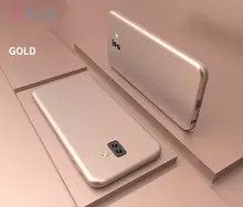 Чехол бампер для Samsung Galaxy J6 Prime X-level Matte Gold (Золотой)