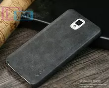 Чехол бампер для Samsung Galaxy J3 2017 X-Level Leather Bumper Black (Черный)