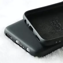 Чехол бампер для Huawei Y6p X-Level Silicone Black (Черный)