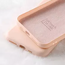 Чехол бампер для iPhone 11 X-Level Silicone Sand Pink (Песочный Розовый)