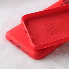Чехол бампер для Xiaomi Mi Note 10 X-Level Silicone Red (Красный)