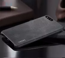 Чехол бампер для OnePlus 6 X-Level Leather Bumper Black (Черный)