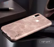 Чехол бампер для Xiaomi Redmi 6 Pro X-Level Leather Bumper Gold (Золотой)