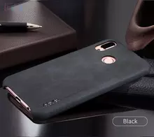 Чехол бампер для Xiaomi MiA2 Lite X-Level Leather Bumper Black (Черный)