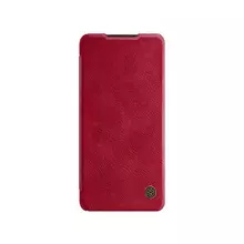 Чехол книжка для Xiaomi Poco F3 Nillkin Qin Red (Красный)