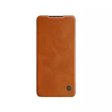 Чехол книжка для Xiaomi Mi 11i Nillkin Qin Brown (Коричневый)