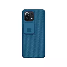 Чехол бампер для Xiaomi Mi 11 Lite Nillkin CamShield Blue (Синий)
