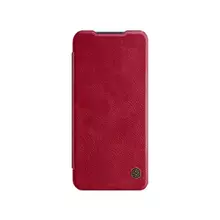 Чехол книжка для Xiaomi Mi10 Lite Nillkin Qin Red (Красный)