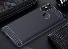 Чехол бампер для Xiaomi MiA2 iPaky Carbon Fiber Blue (Синий)