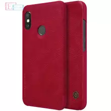 Чехол книжка для Xiaomi Redmi 6 Pro Nillkin Qin Red (Красный)