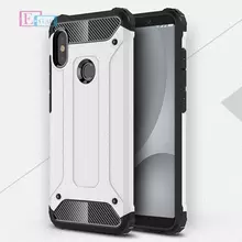 Чехол бампер для Xiaomi MiA2 Rugged Hybrid Tough Armor White (Белый)