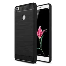 Чехол бампер для Xiaomi Mi Max 2 iPaky Carbon Fiber Black (Черный)