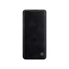 Чехол книжка для Xiaomi Mi Note 10 Lite Nillkin Qin Black (Черный)