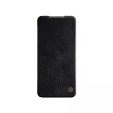 Чехол книжка для Xiaomi Poco X3 NFC Nillkin Qin Black (Черный)