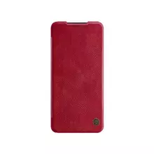 Чехол книжка для Xiaomi Poco X3 Pro Nillkin Qin Red (Красный)