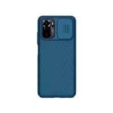 Чехол бампер для Xiaomi Redmi Note 10S Nillkin CamShield Blue (Синий)
