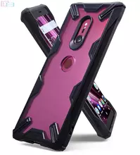 Чехол бампер для Sony Xperia XZ3 Ringke Fusion-X Black (Черный)