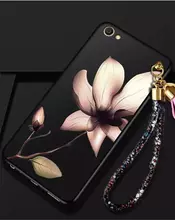 Защитный чехол бампер Anomaly Flowers Boom Case для Huawei Honor 6A Black/Gardenia (Черный/Гардения)