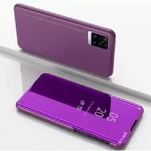 Чехол книжка для Vivo V21e Anomaly Clear View Lilac Purple (Пурпурный)