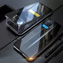 Чехол бампер для Oppo A54 Anomaly Magnetic 360 With Glass Black (Черный)