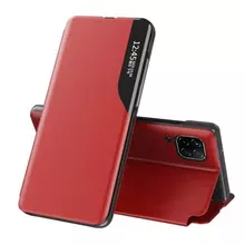 Чехол книжка для Samsung Galaxy M32 Anomaly Smart View Flip Red (Красный)