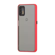 Чехол бампер для Motorola Moto G30 Anomaly Fresh Line Red (Красный)