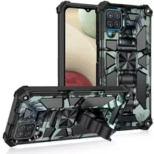 Чехол бампер для Samsung Galaxy A22 Anomaly Hybrid Armor Black Mint (Мятный)