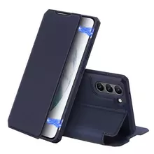 Чехол книжка для Samsung Galaxy S21 FE Dux Ducis Skin X Blue (Синий)